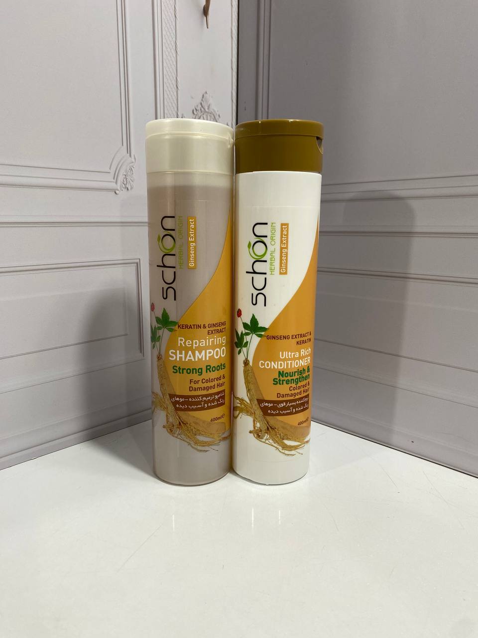 ست شامپو و نرم کننده جینسینگ شون