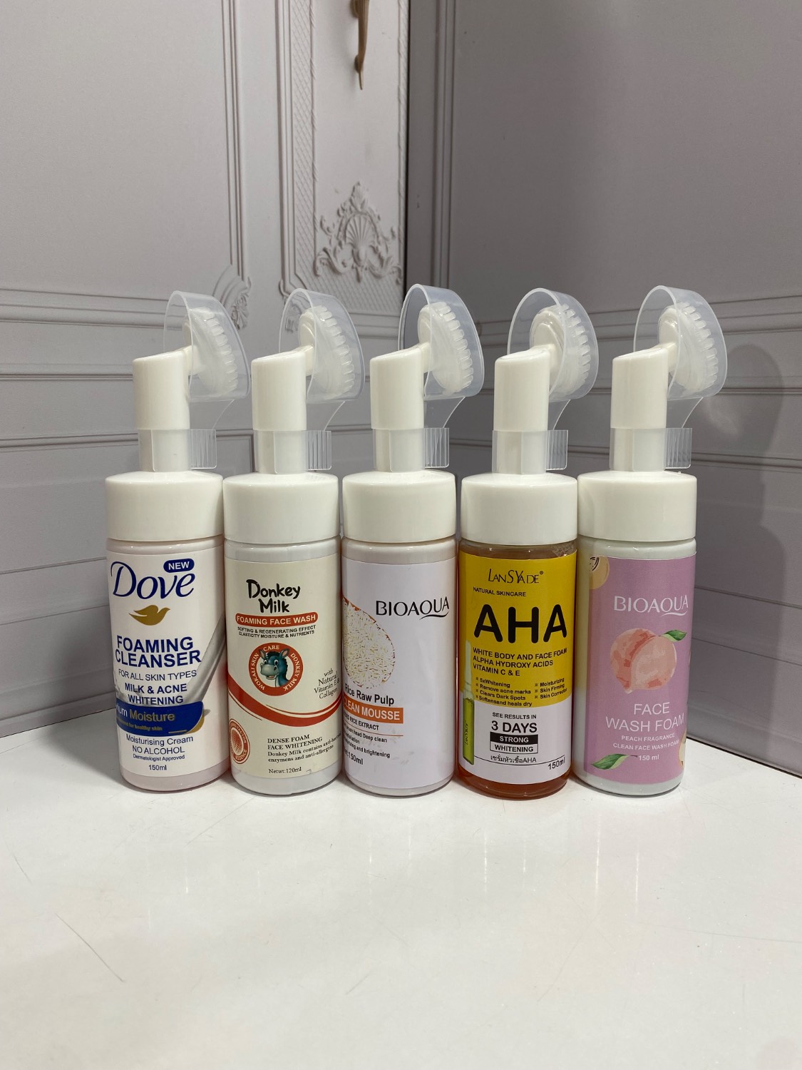 پک 5 عددی فوم براش دار