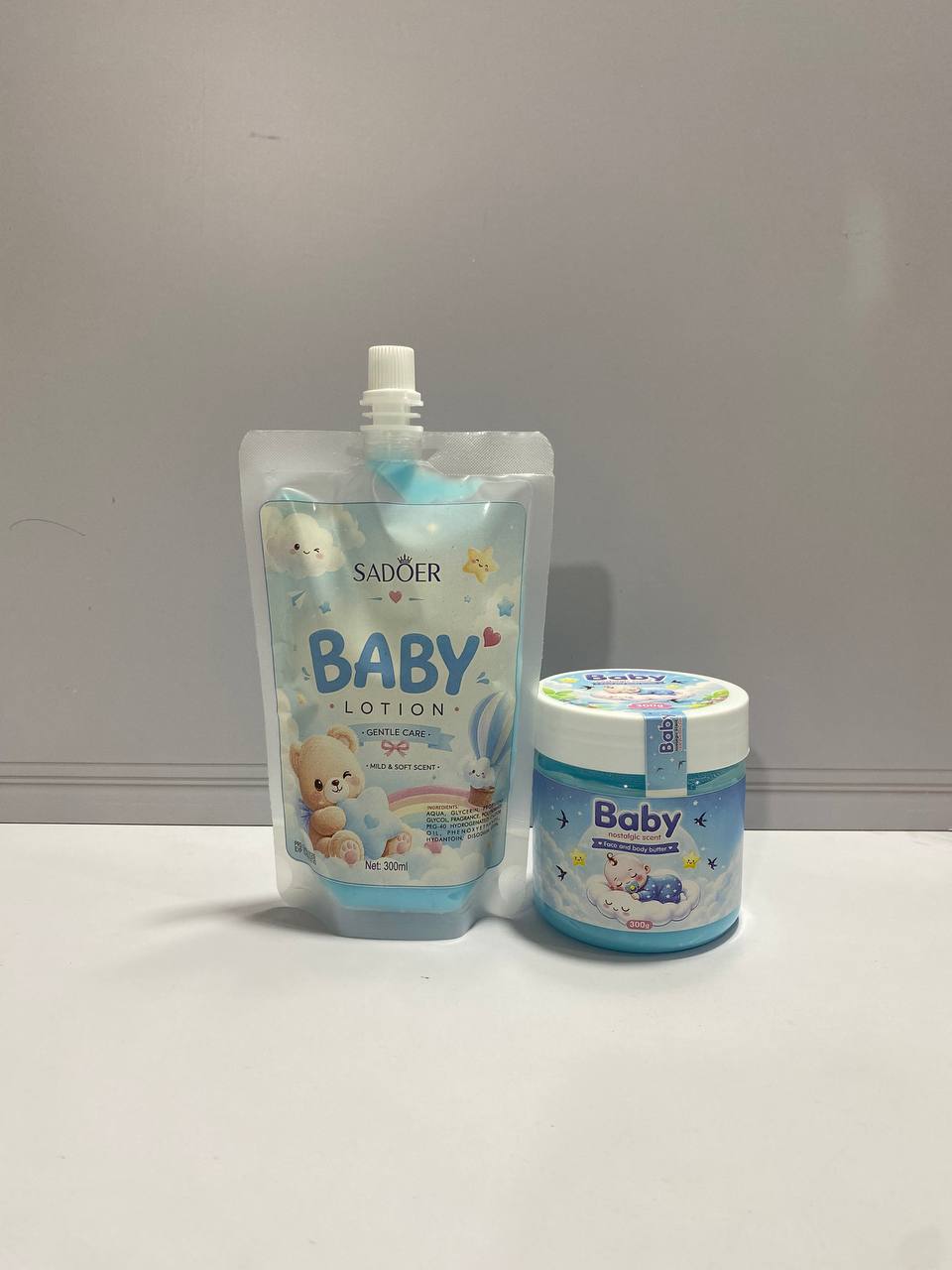 ست ۲ عددی کره بدن و لوسیون Baby