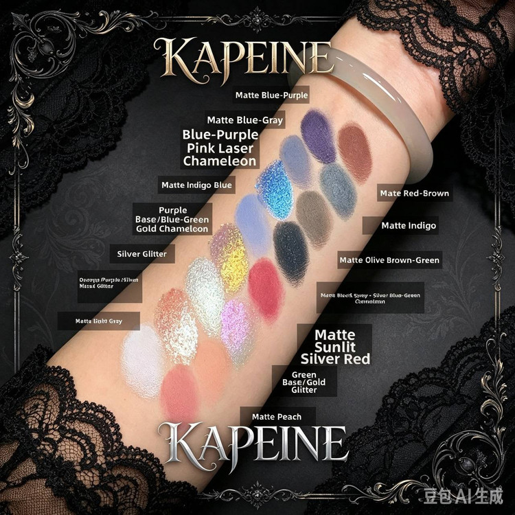 پالت سایه رزالین گوتیک KAPEINE